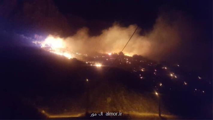 آتش ۳ روزه منطقه خائیز در حال كنترل شدن است