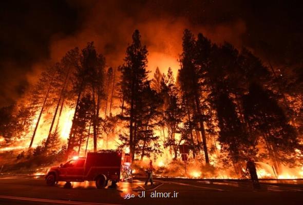 وقوع ۷۸۶۰ آتش سوزی در كالیفرنیای آمریكا
