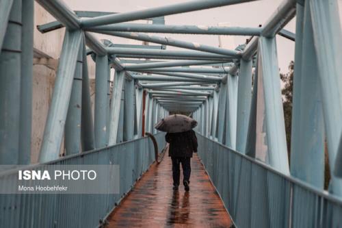 رگبار باران و كاهش محسوس دما در بعضی مناطق كشور