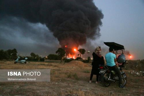 آتش سوزی در پالایشگاه تهران مصدوم نداشته است