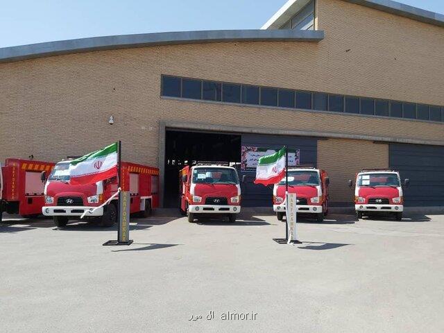 افزودن ۱۰۰ دستگاه خودروی سبک اطفایی به ناوگان آتش نشانی