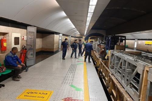 آغاز تجهیز ایستگاه تقاطعی توحید در خط ۷ مترو