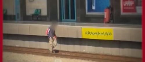 توضیحات شرکت متروی تهران در مورد ورود غیر مجاز فردی به حریم ریلی