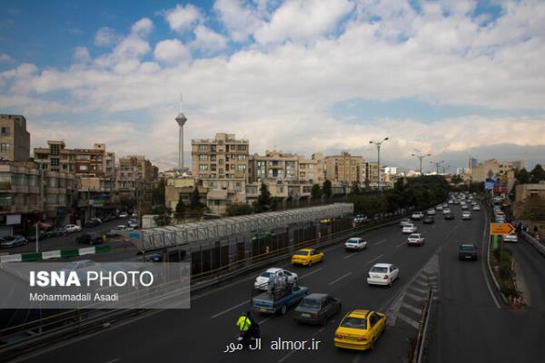 کیفیت هوای تهران در مرز ناسالم برای گروههای حساس