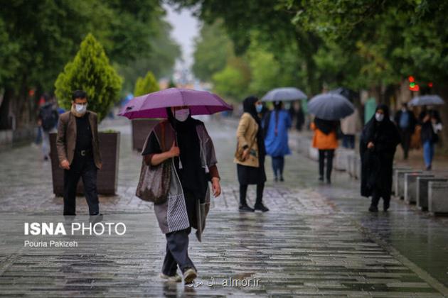 تشدید بارش در ۱۳ استان