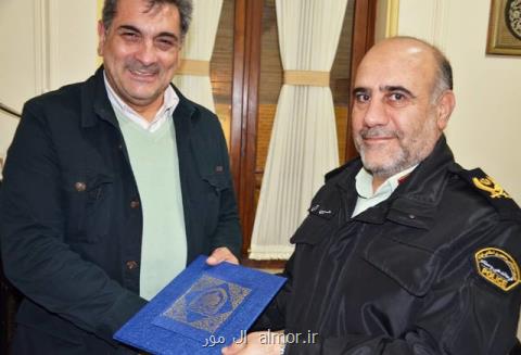 دیدار رییس پلیس پایتخت با حناچی