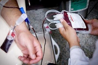 كاهش سطح ذخایر خونی در كشور