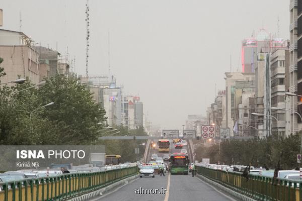 تنفس هوای نامطلوب در تهران برای سومین روز پی در پی