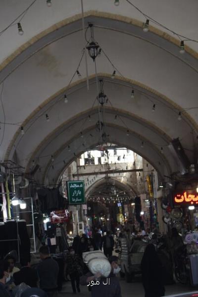بازگشایی مجدد بازار قم بعد از شوك كرونا بعلاوه تصاویر