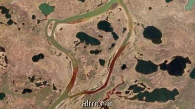 آلودگی نشت نفتی به دریاچه بزرگی در شمال روسیه رسید