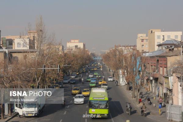 كاهش كیفیت هوای بیشتر مناطق تهران طی امروز