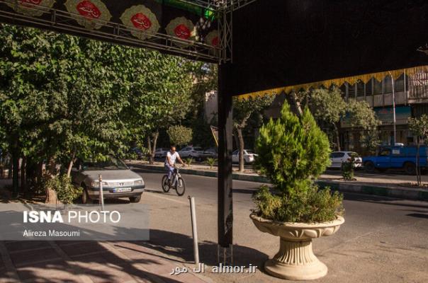 افزایش ۳۰ درصدی میزان سیاه پوشی شهر تهران نسبت به سال قبل